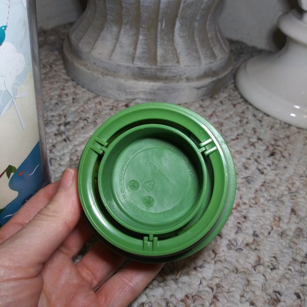 Rare 2009 Starbucks Cartoon Graphic City Plastic Travel Mug - Picture 9 of 10